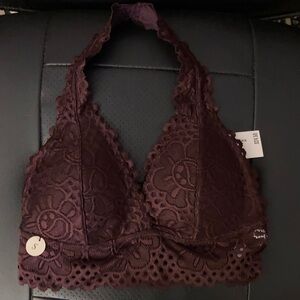 Lace Halter Bralette by Aeropostale New with tag size small